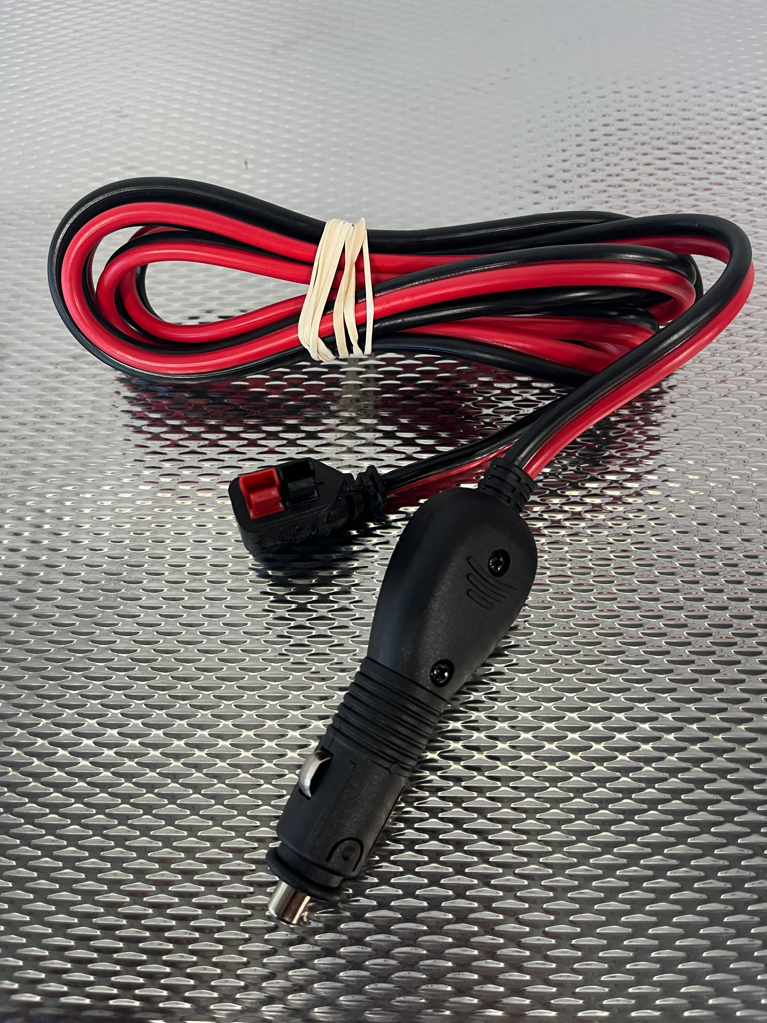 fridge cigarette lighter plug 1x 12V Car Auto Vehicle Cooler Power Box Cable 1.8m Plugs directly into cigarette lighter socket and extends your 12/24 volt DC power source when travelling Engel Fridge Power Lead Cable