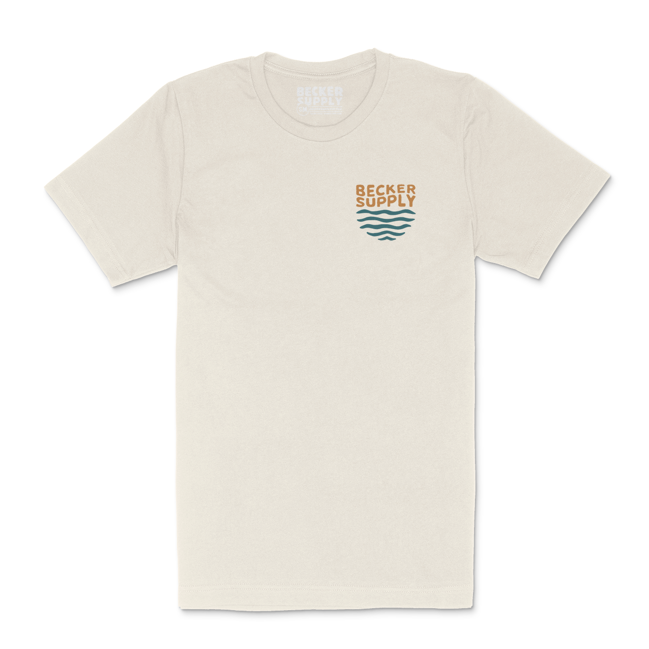 Wave & Sun Tee - Natural