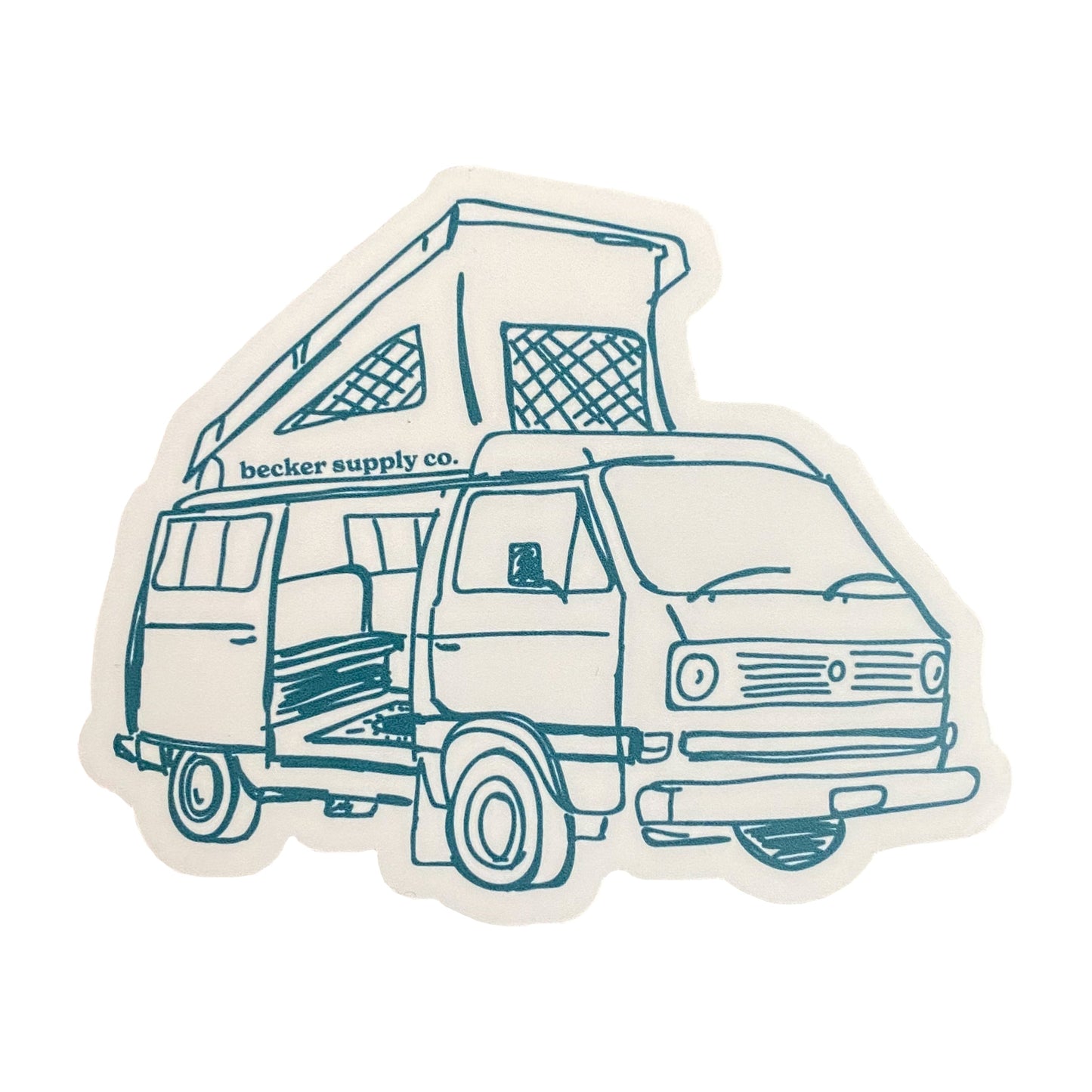 Camper Van Sticker