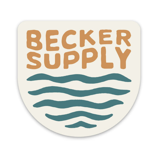 Becker Wave Sticker