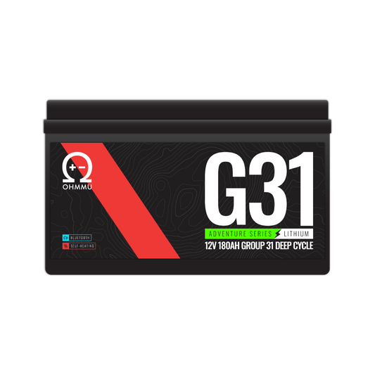 Group 31 - 180Ah Lithium 12V Deep Cycle Battery