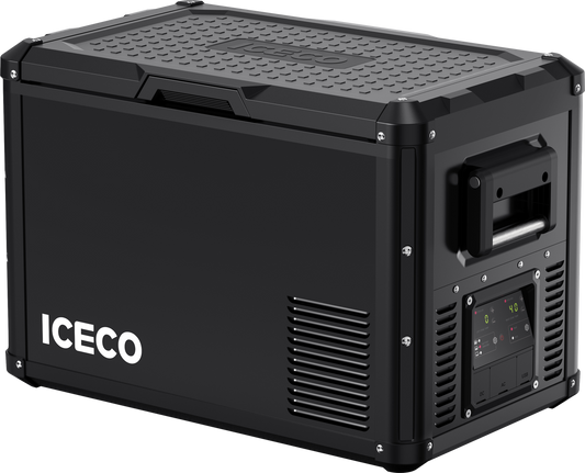 ICECO VL45ProD Dual Zone 12V Portable Fridge Freezer - Black
