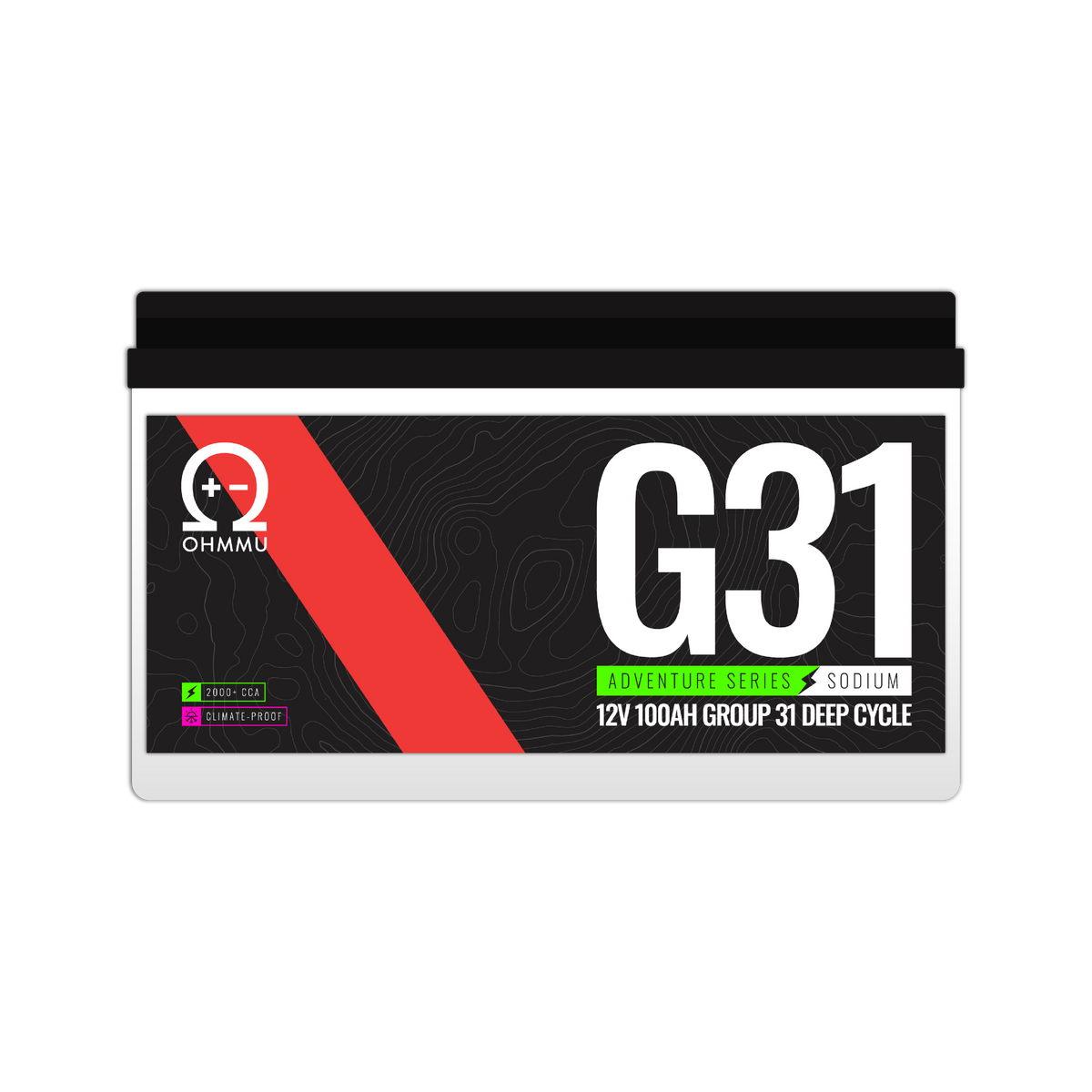Group 31 - 100Ah Sodium 12V Dual Purpose Deep Cycle Battery