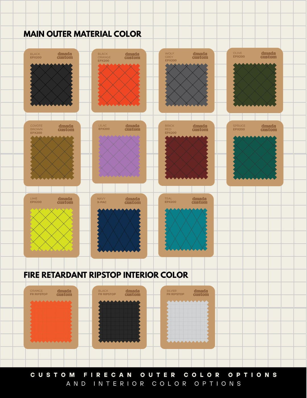 Custom Dmada Firecan Bag - Made to Order – Ships in 2-3 Weeks